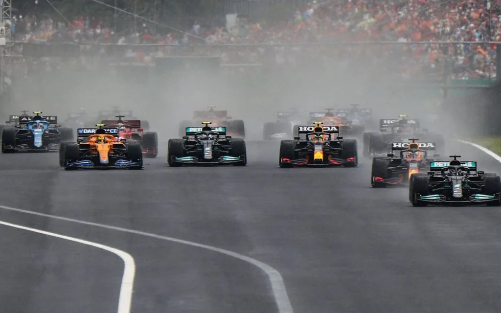 F1 Points System rain race