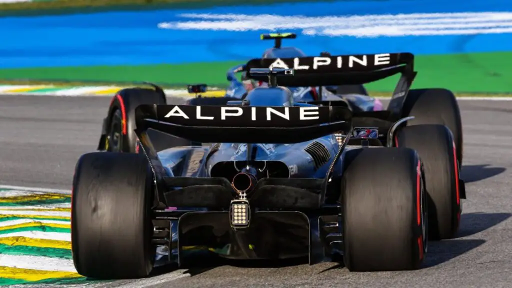 Formula 1 Team - Alpine 2023 F1 car