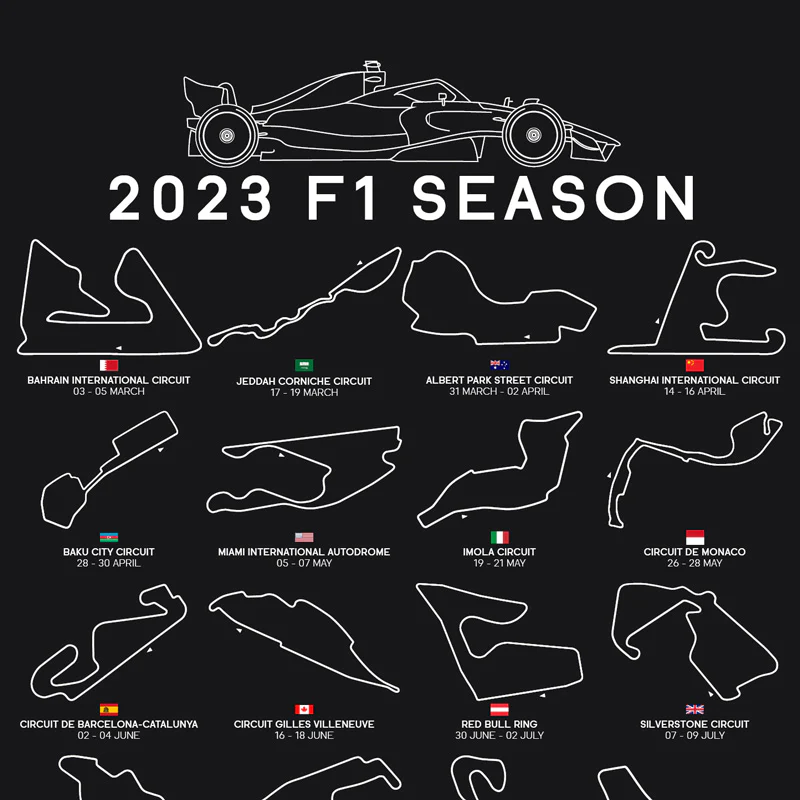 2023 F1 Calendar