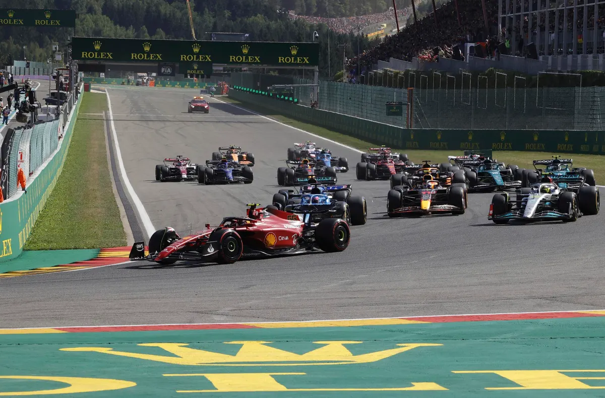 Belgian Grand Prix start