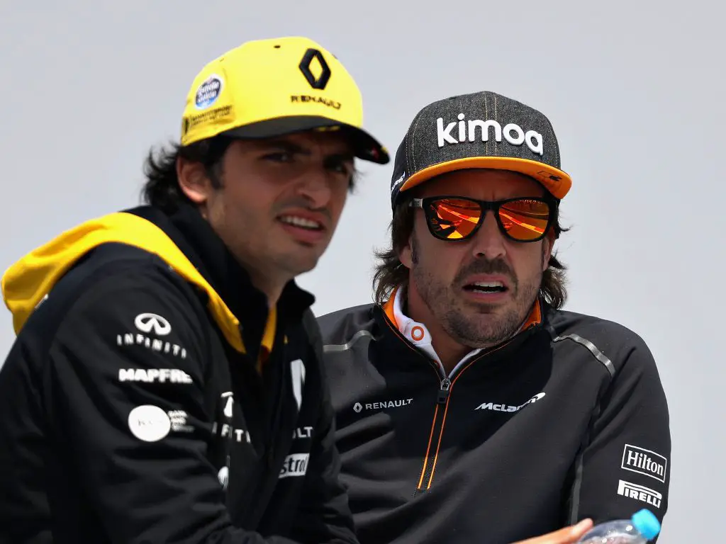 Carlos Cainz and Fernando Alonso