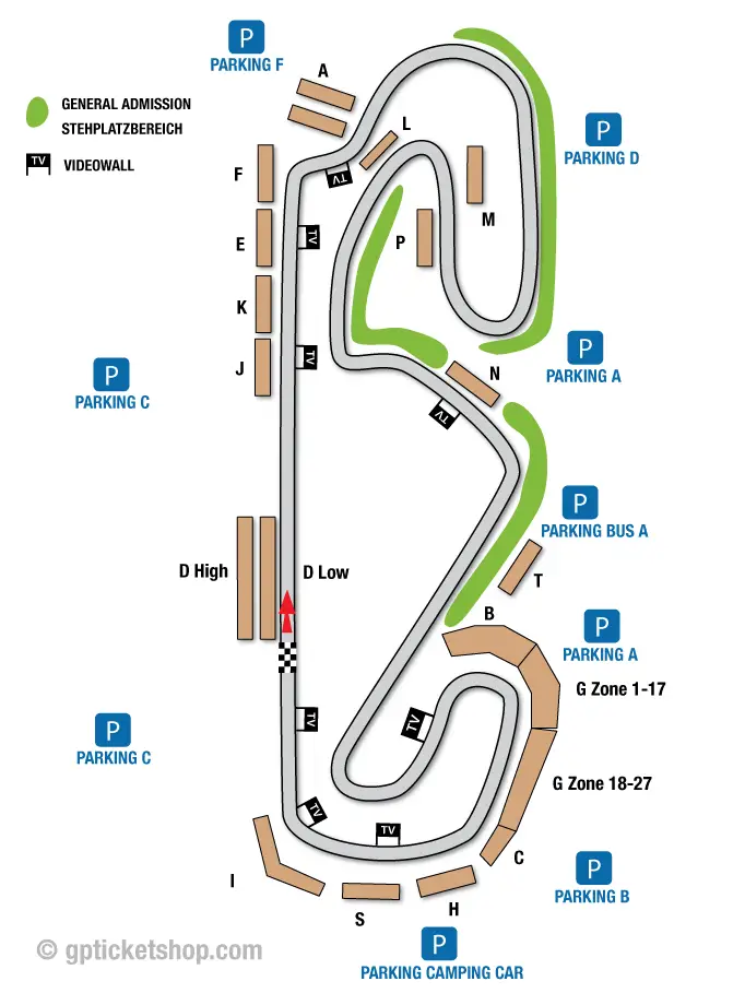 Formula-1-In-Spain 2023 layout