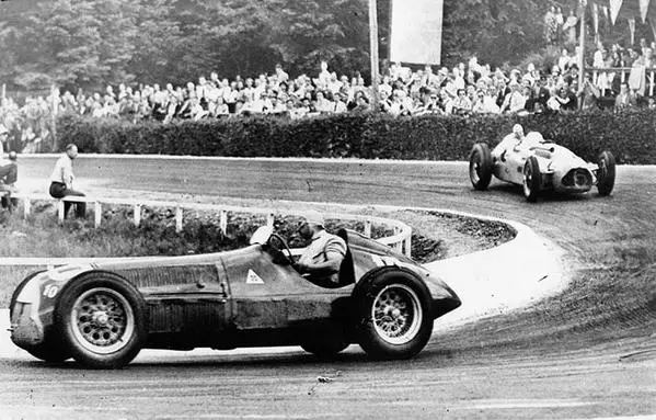 Belgian Grand Prix - Juan Manuel Fangio. 