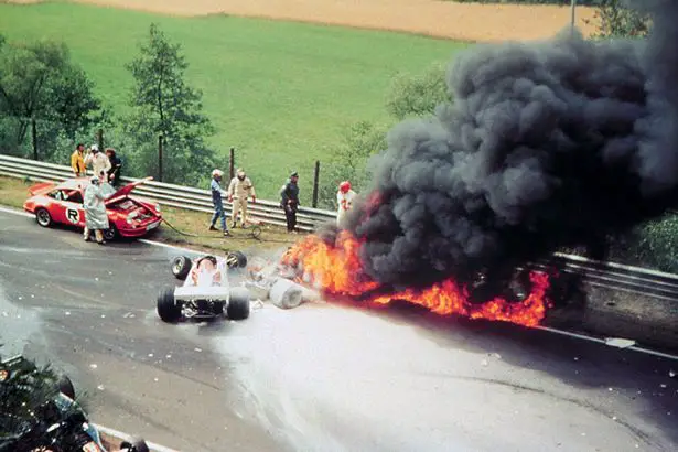 Niki Lauda’s fiery crash
