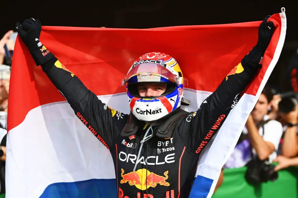 Max Verstappen winning 2022 Dutch GP