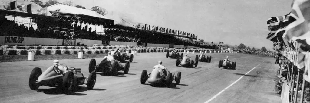 F1 race in 1950 at Silverstone
