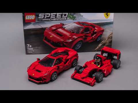 Lego F1 car - Ferrari F8 Tributo Set