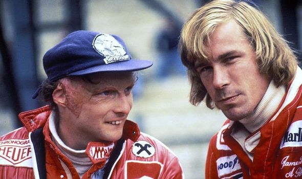 Japanese GP James Hunt And Nikki Lauda - F1 Champions
