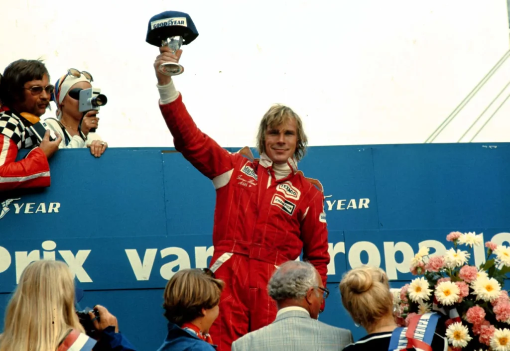 James Hunt F1 champ