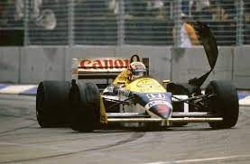 NIgel Mansell 1986 tire exploding