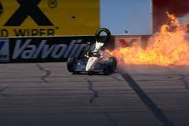 NIgel Mansell Indy Car Crash