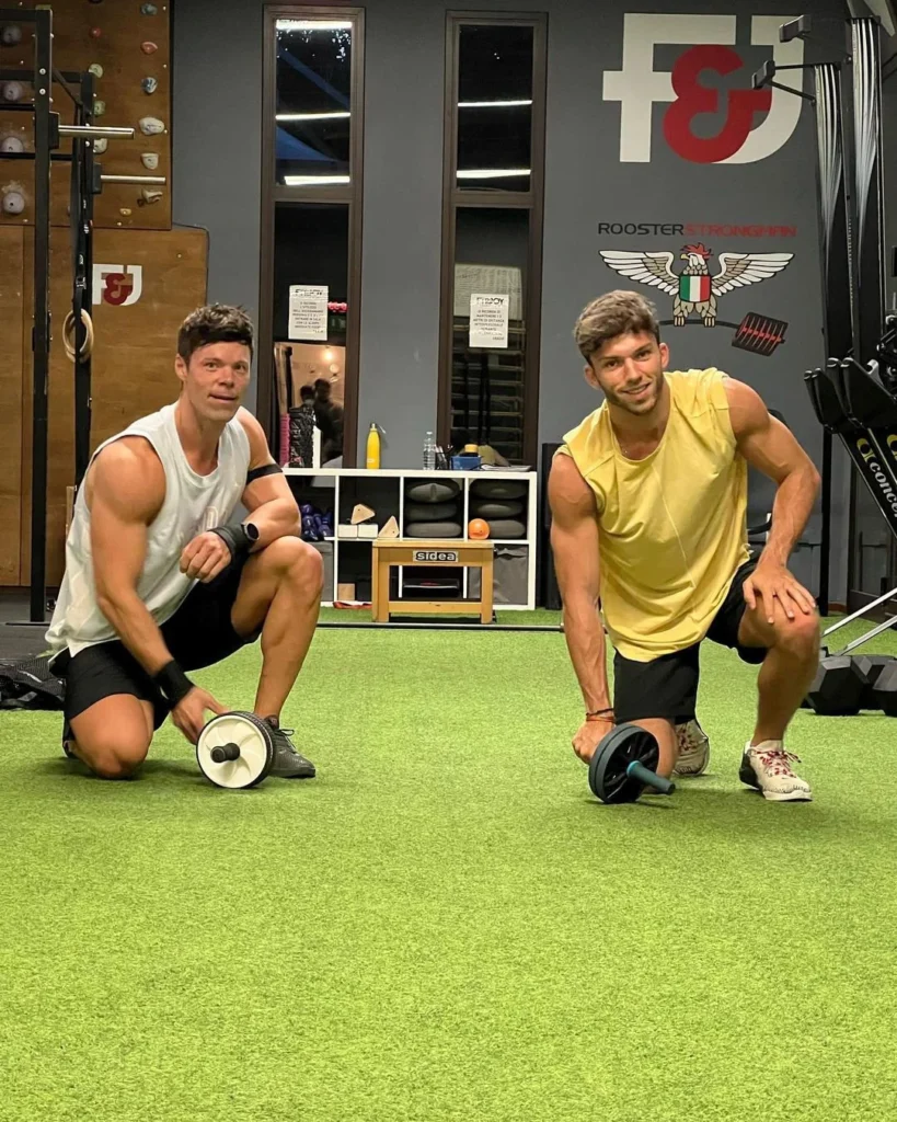 Pierre Gasly exercise