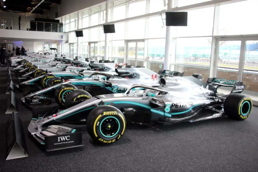The F1 Teams Mercedes Braxton factory