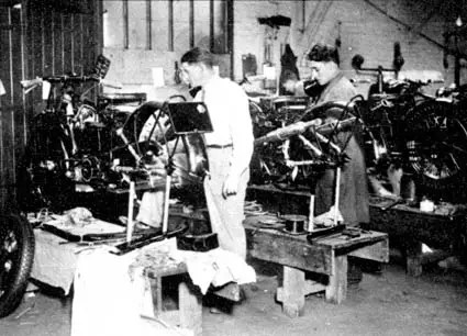 Vincent motorcycle factory