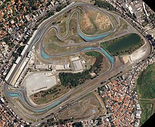 Brazilian Grand Prix - Interlagos Layout overhead view