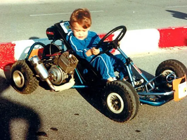 Young Fernando Alonso