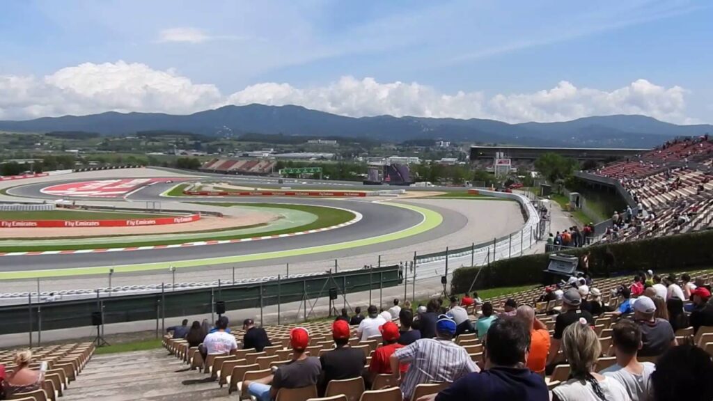 Spanish Grand Prix Circuit - Turns 5 through 9 (Seat, Würth and Campsa)