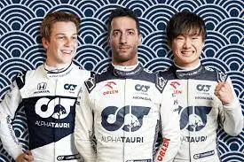 Liam Lawson, Daniel Ricciardo, Yuki Tsunoda