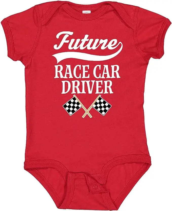inktastic Future Race Car Driver Racing Baby Bodysuit